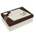 "Stilerra" GBOX-R17 Набор подарочных коробок 3 шт., 08 коричневый/белый